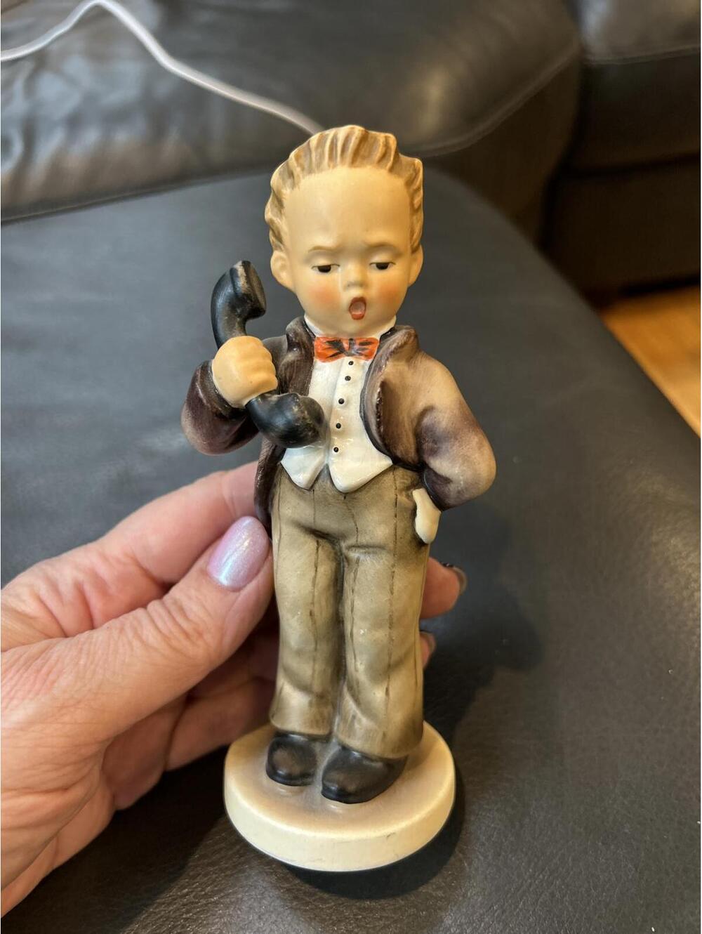 Goebel Figurine - “Hello”  Adorable Child with Telephone